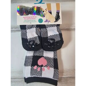 Chatties Matching sock set for pet & owner for big pups dogs cats